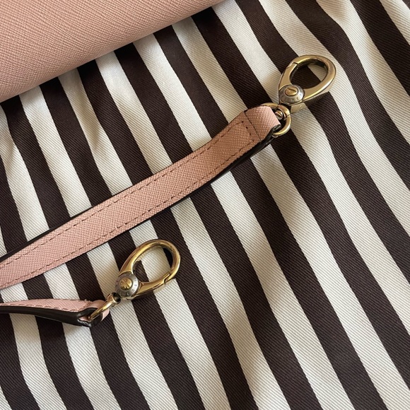 Henri Bendel pink west 57th small turnlock satchel - Picture 5 of 13